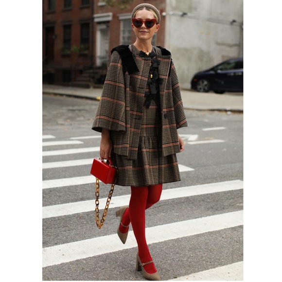 Halogen x Atlantic Pacific Plaid Dress BLAIR EADIE - Picture 6 of 6